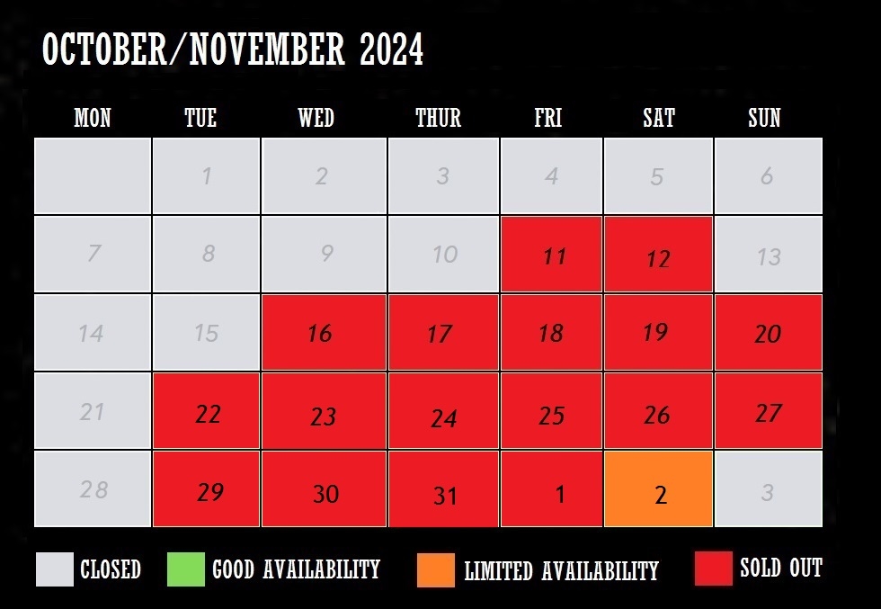 Hallowscream Calendar 2024 31st Oct